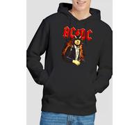 ACDC AC DC Fire And Horns Hoodie Black L Black