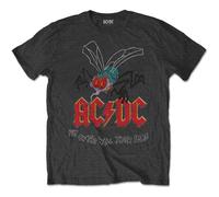 AC/DC Men's Fly on the Wall T-Shirt, Grey, Small