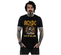 AC/DC Men's Give The Dog A Bone T-Shirt in Black | Size: XL AC/DC Black XL