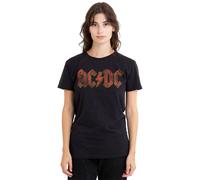 AC/DC Men's Hand Drawn Logo T-Shirt, Black | Size: Medium AC/DC Black M