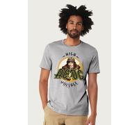 AC/DC Men's High Voltage Angus Young T-Shirt in Mid Grey | Size: Medium AC/DC Mid Grey M