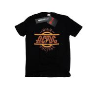 AC/DC Men's High Voltage Distressed Logo T-Shirt Large Black