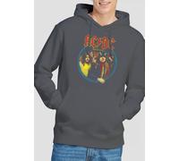 AC/DC Men's Highway To Hell Hoodie, Charcoal | Size: Medium AC/DC Charcoal M