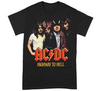 AC/DC Men's Highway To Hell T-Shirt in Black | Size: 2XL AC/DC Black 2XL