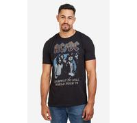 AC/DC Men's Highway World Tour 79' T-Shirt in Black | Size: Large AC/DC Black L