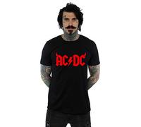 AC/DC Men's Horns Logo T-Shirt Black X-Large