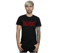 AC/DC Men's Horns Logo T-Shirt in Black | Size: Large AC/DC Black L