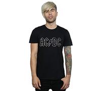 AC/DC Men's Jagged Logo T-Shirt Black X-Large