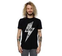 AC/DC Men's Lightning Bolt T-Shirt X-Large Black