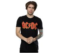 AC/DC Men's Logo Cotton T-Shirt in Black | Size: Medium AC/DC Black M