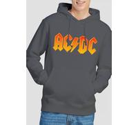 AC/DC Men's Logo Hoodie, Charcoal | Size: Medium AC/DC Charcoal M