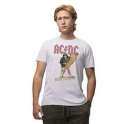 AC/DC Men's MEACDCRTS053 t Shirt, White, XXL