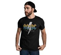 AC/DC Men's Meacdcrts088 T-Shirt, Black, XL