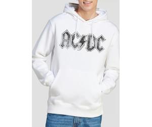 AC/DC Men's Paisley Logo Hoodie, White | Size: Large AC/DC White L
