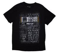 AC/DC Men's PWR-UP EU Tour ´24 Control Wires Back Print T-Shirt in Black | Size: Small AC/DC Black S