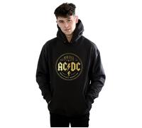 AC/DC Men's Rock N Roll Damnation Hoodie in Black | Size: Medium AC/DC Black M