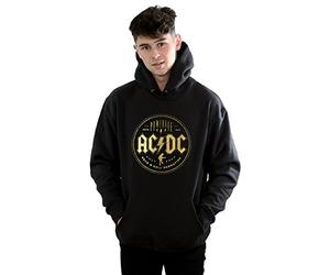 AC/DC Men's Rock N Roll Damnation Hoodie Small Black