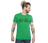 AC/DC Men's Shamrock Logo T-Shirt Irish Green Large