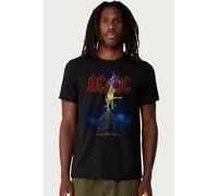 AC/DC Men's Stiff Upper Lip Lightning T-Shirt in Black | Size: Small AC/DC Black S