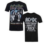 AC/DC Men's Tour Pack a T Shirt, Multi, M UK