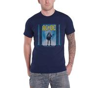 AC/DC Men's Who Man Who T-Shirt in Navy | Size: Medium AC/DC Navy M