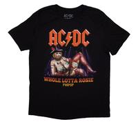 AC/DC Men's Whole Lotta London PWR-UP EU Tour 24 Back Print T-Shirt in Black | Size: 3XL AC/DC Black 3XL