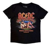 AC/DC Men's Whole Lotta Madrid EU Tour ´25 Back Print T-Shirt in Black | Size: Medium AC/DC Black M