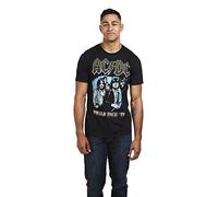 AC/DC Men's World Tour 79 T Shirt, Black (Black Blk), L UK