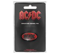 AC/DC Mini Oval Logo Badge in Black AC/DC Black