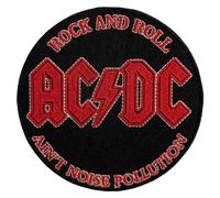 AC/DC Noise Pollution Woven Patch Accessory Size
