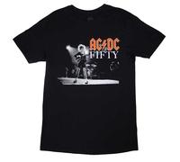 AC/DC T-Shirt On Stage Fifty Unisex Black L