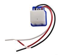 AC/DC Photocell Sensor Switch for Street Lights - Auto On/Off Light Control with 12V/24V/220V Input, 10A Load, 50-60, Compatible with Solar & Out(12V)