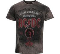 AC/DC Pinstripe T-Shirt grey 4XL