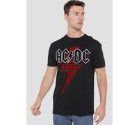 AC/DC Plaid Bolt Unisex T-Shirt, Black | Size: 3XL AC/DC Black 3XL