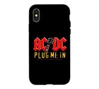 AC/DC Plug Me In Guitar Neck Logo Case for iPhone X/XS