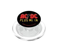 AC/DC Plug Me In Guitar Neck Logo PopSockets PopGrip for MagSafe