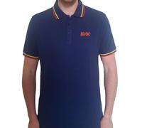 AC/DC Polo Shirt: Classic Logo OFFICIAL NEW