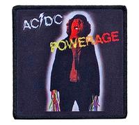 AC/DC Powerage Band Logo Printed Patch in Black AC/DC Black