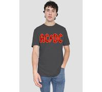 AC/DC Pwr Up Logo-Adult Heather, Black AC/DC Charcoal L