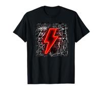 AC/DC PWR UP Neon Bolt and Wires Album Art T-Shirt