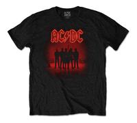 AC/DC PWR UP Silhouettes Black T-Shirt OFFICIAL