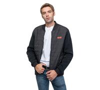 AC/DC Quilted Jacket Classic Band Logo new Official Black Unisex