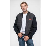 AC/DC Quilted Jacket Classic Band Logo new Official Black Unisex