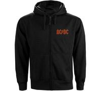 AC/DC Red Logo Angus Young Brian Johnson Official Hoodie Hooded Top