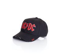 AC/DC Unisex Baseball Cap: Red Logo OFFICIAL NEW