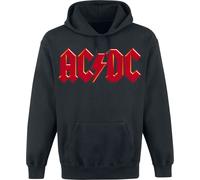 AC/DC Red Logo Hoodie black XL