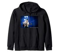 AC DC Rock Guitar Hero On Stage Live Concert Lights Zip Hoodie