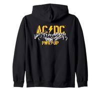 AC/DC Rock Music Band PWRUP Portrait Motion Zip Hoodie