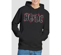 AC/DC Roses Logo Hoodie, Black AC/DC Black M