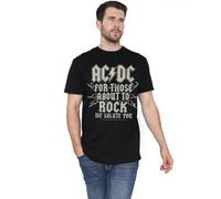 AC/DC Salute Unisex T Shirt, Black, XXXXX-Large